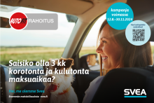 Saisiko olla 3 kk korotonta ja kulutonta maksuaikaa